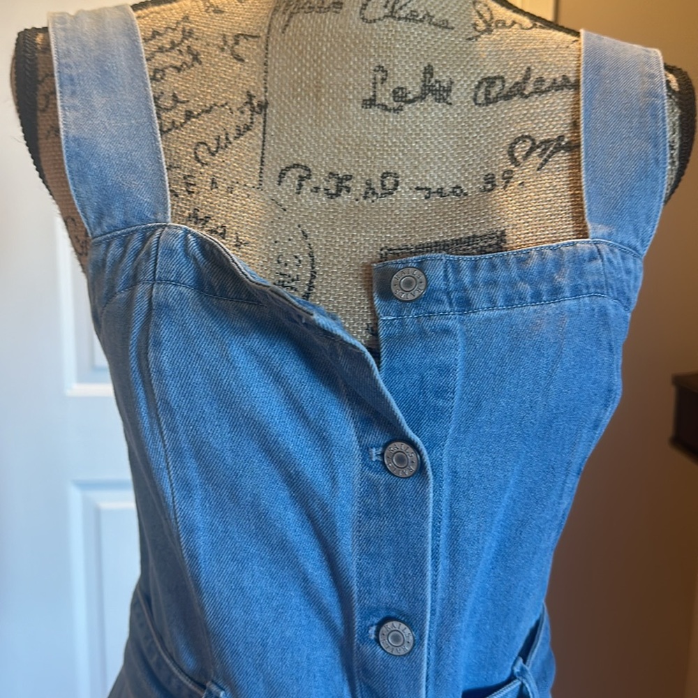 Rails Denim Button Up Dress. New But Tags Removed… - image 4